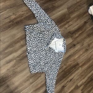 Elegant Leopard Print Women's Blazer